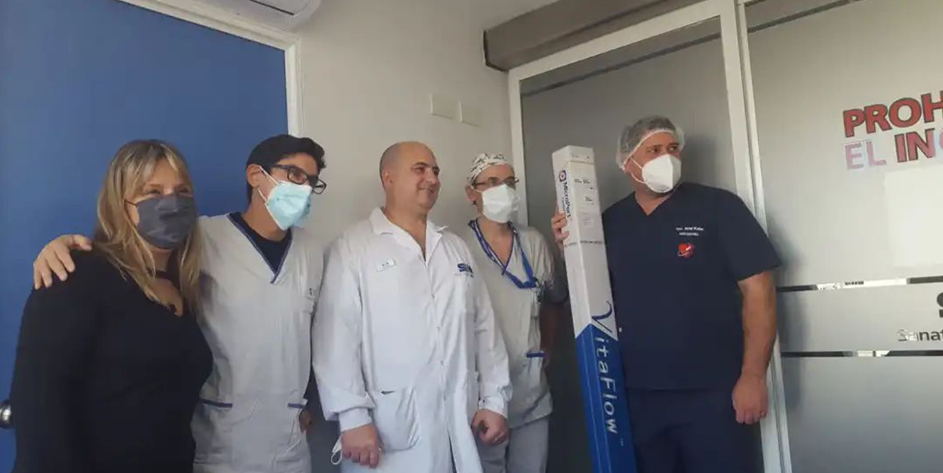 VitaFlow<sup>®</sup>​经导管主动脉瓣膜系统在阿根廷Dr. Julio Mendez医院完成首次海外商业植入