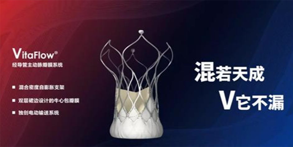 VitaFlow<sup>®</sup>经导管主动脉瓣膜系统获批上市