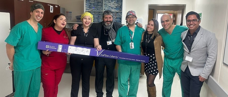 VitaFlow Liberty<sup>®</sup>完成智利首例商业化植入！