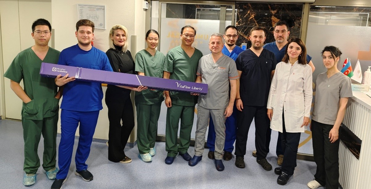 西亚首例| VitaFlow Liberty<sup>®</sup>在阿塞拜疆成功开展西亚首例商业应用